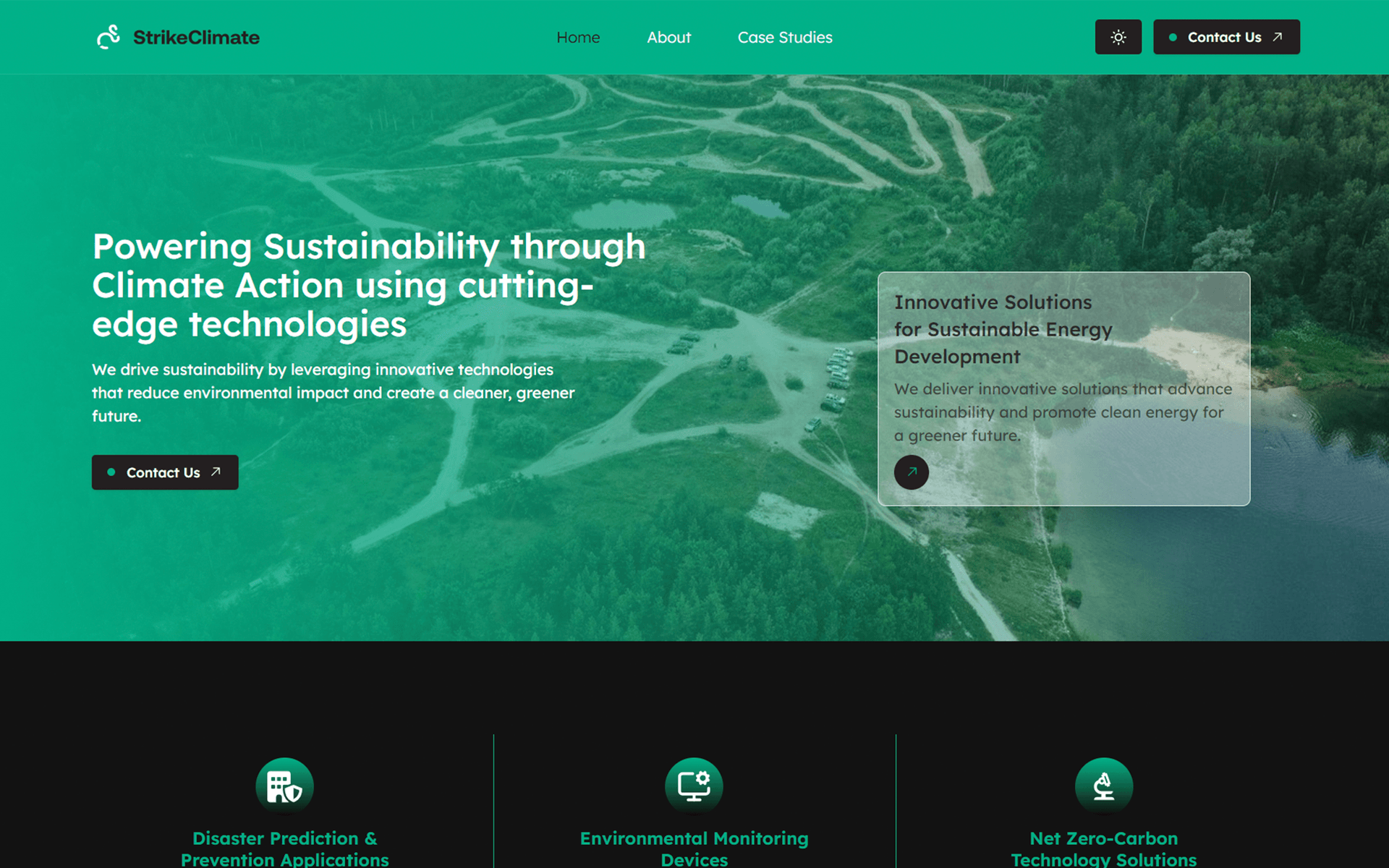 StrikeClimate project screenshot